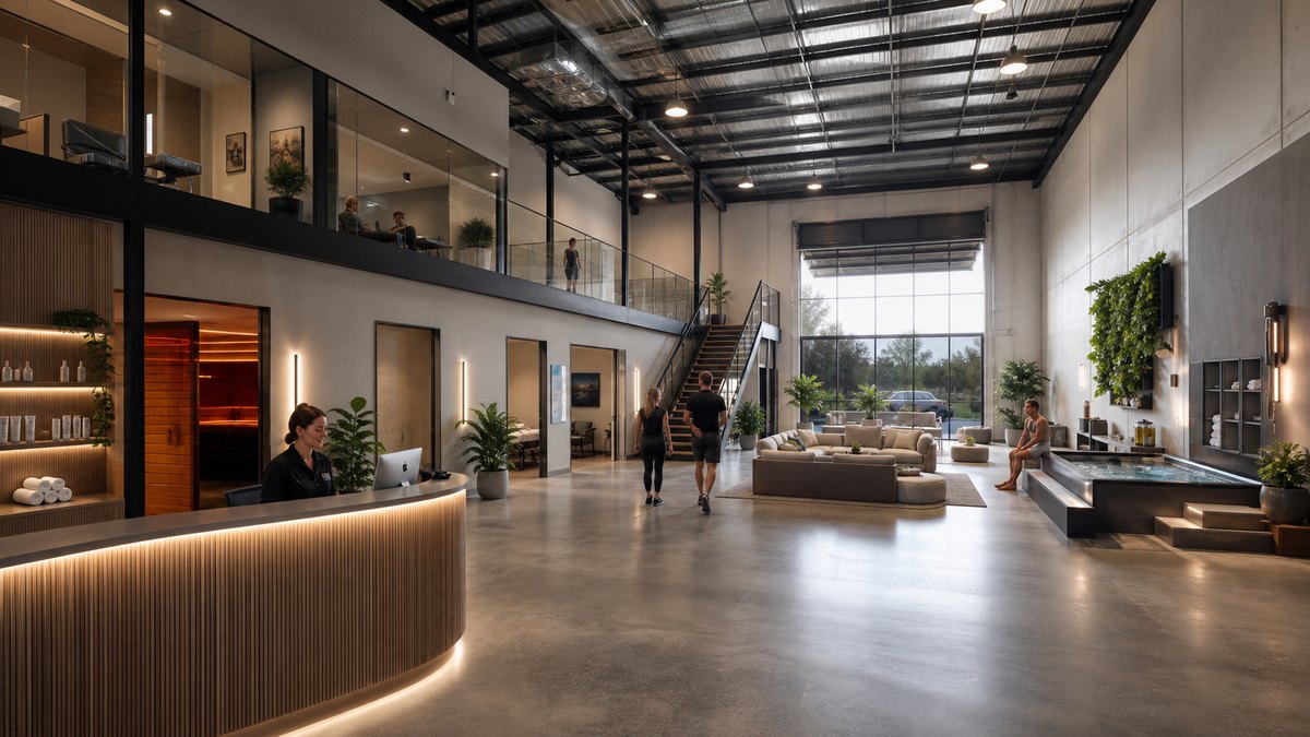 Wellness and recovery fit-out concept